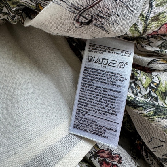 BANANA REPUBLIC Floral Mini Pleated A-Line Dress - Picture 2 of 6